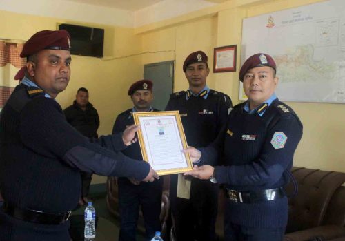 प्रहरी हवल्दार काशीराम काफ्ले उत्कृष्ट प्रहरी घोषित