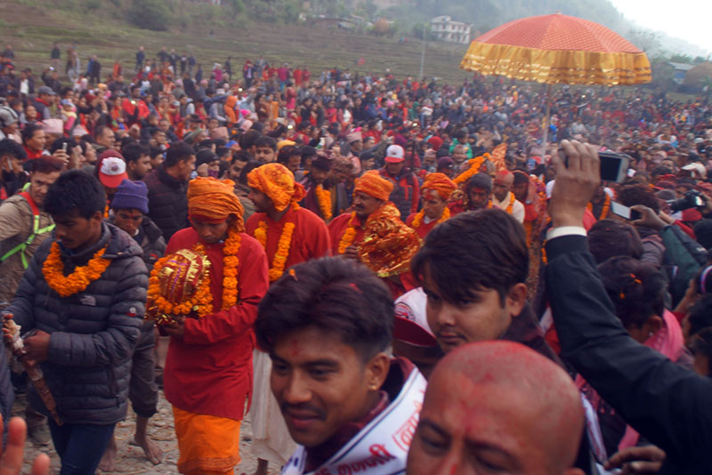 धादिङमा रहेको त्रिपुरासुन्दरी भगवती माईको न्वागी मेला सम्पन्न