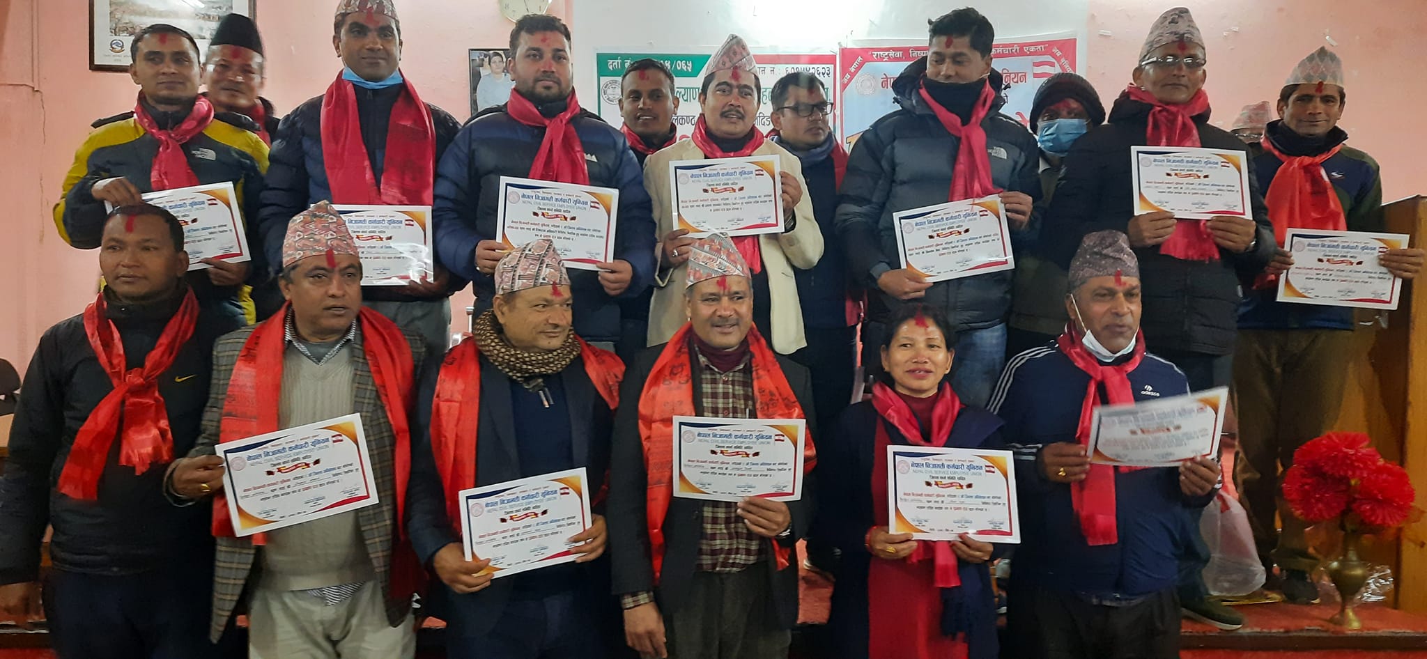 नेपाल निजामती कर्मचारी युनियनको अध्यक्षमा प्रकाश सापकोटा निर्वाचित
