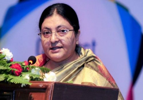 राष्ट्रिय एकताको भावनामा आवद्ध गर्न माघीले योगदान गरेकाे छ : राष्ट्रपति भण्डारी