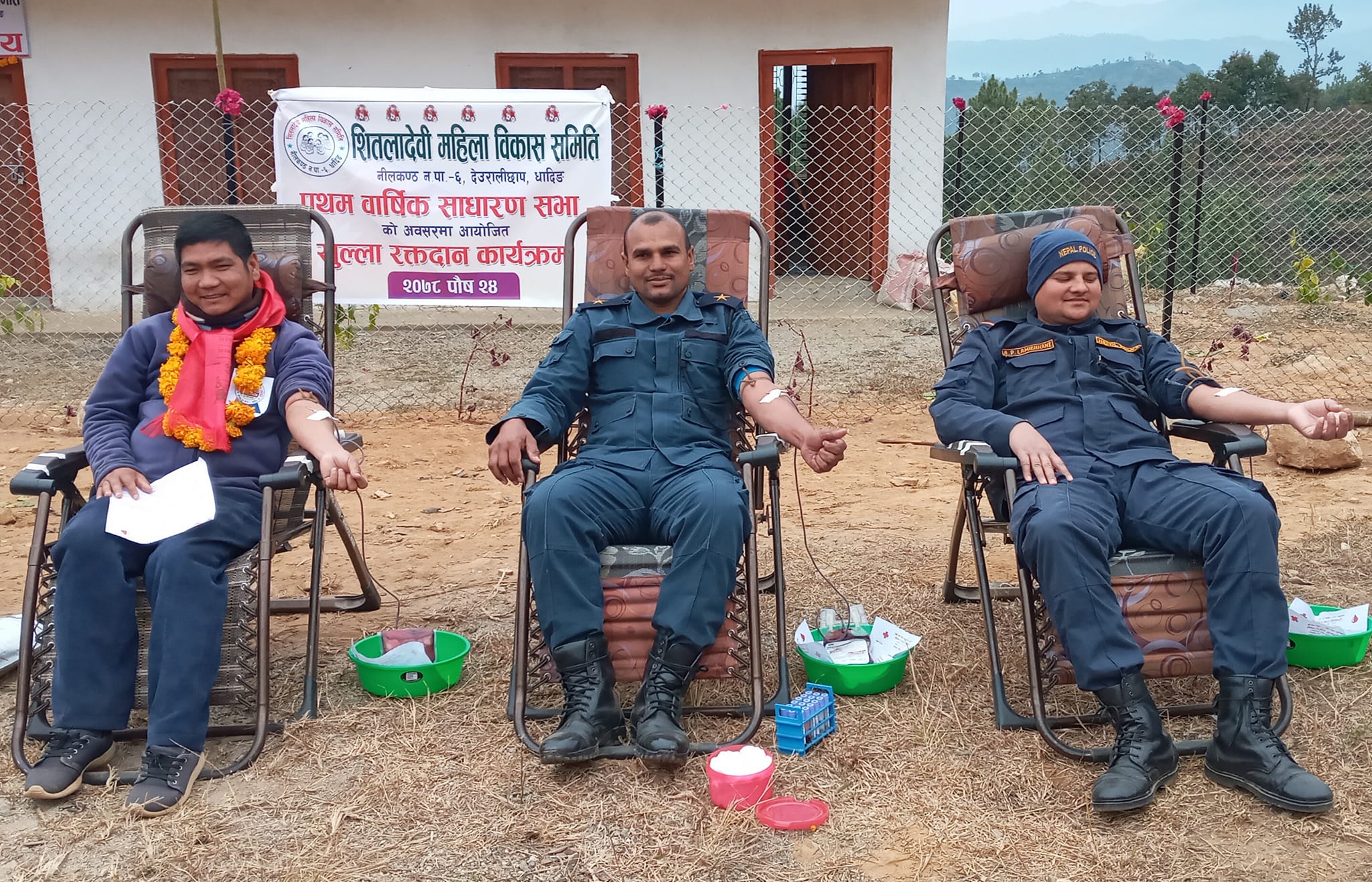 नीलकण्ठ–६ देउरालीछापमा २७ जनाद्धारा रक्तदान