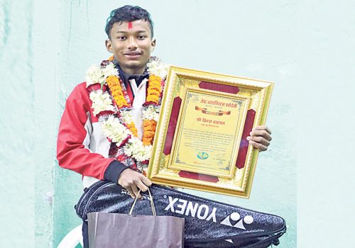 नेपाली युवा ब्याडमिन्टन स्टार प्रिन्स जुनियरतर्फ विश्ववरीयताको शीर्ष स्थानमा