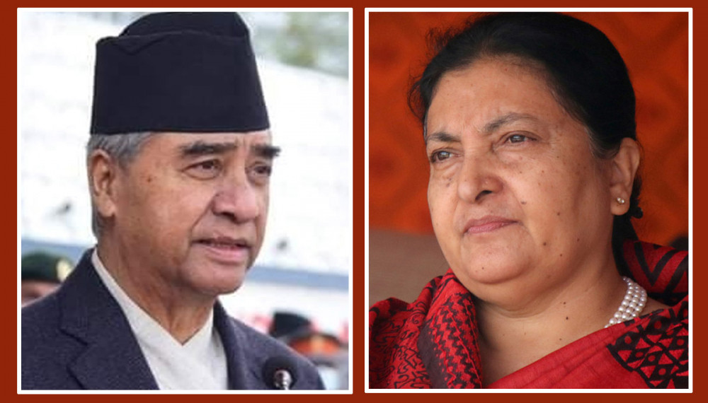 राष्ट्रपति र प्रधानमन्त्रीबीच भेटवार्ता