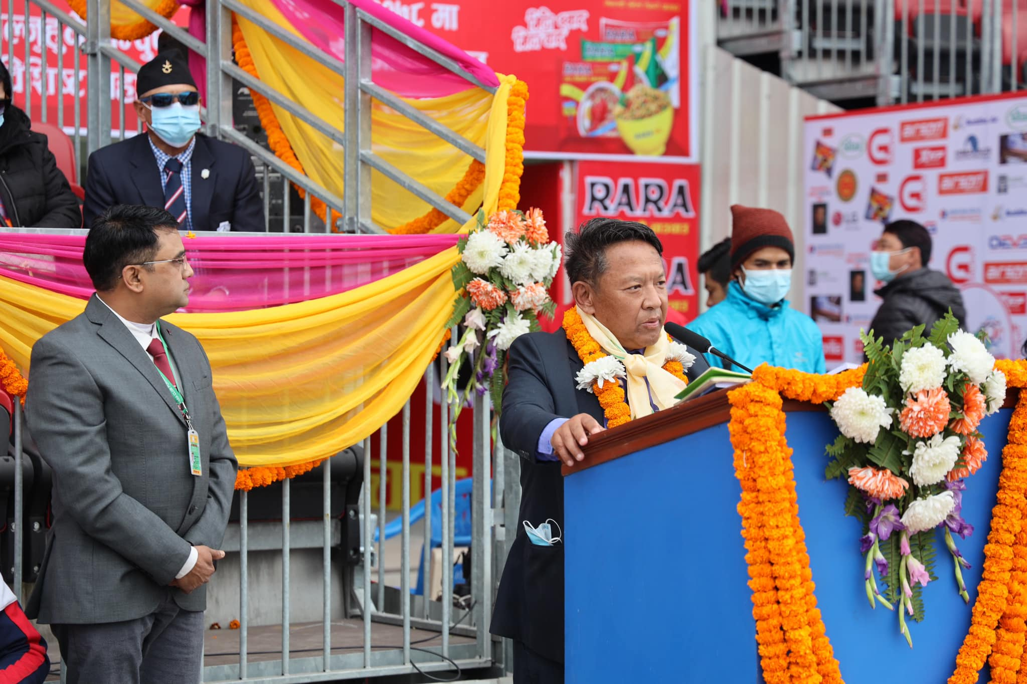 बिना दर्शक खेल गराउनु उदाहरणीय र प्रशंसनीय कार्यः एन्फा अध्यक्ष शेर्पा