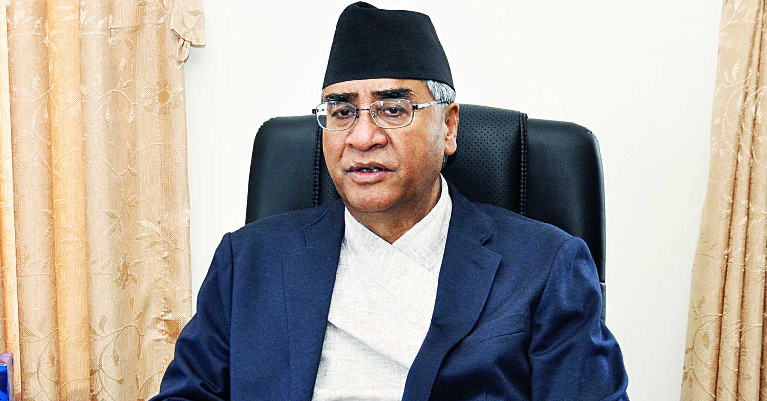 स्थानीय तहको निर्वाचन : आयोग पदाधिकारीपछि कांग्रेसमा छलफल गर्दै प्रधानमन्त्री देउवा