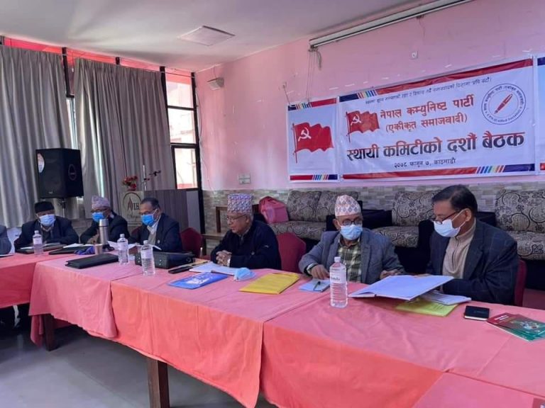 माधव नेपालको पार्टी एमसीसी टेबुल गर्न दिने पक्षमा उभियो