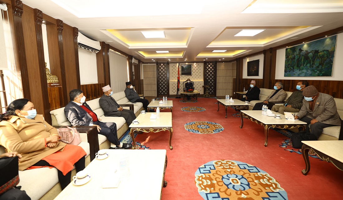गठबन्धन बैठक ५ बजे बस्ने