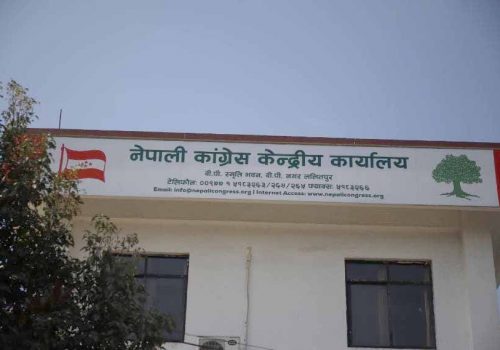 कांग्रेस बैठकअघि सानेपामा विरोध प्रदर्शन हुने