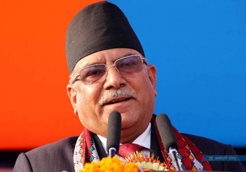 नेपाललाई १० वर्षभित्र विकासको गतितर्फ लानसक्ने सम्भावना छ – प्रचण्ड