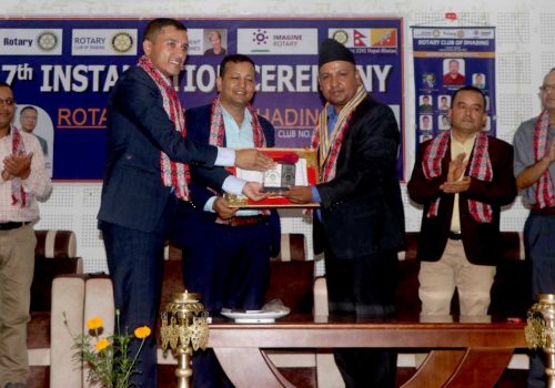 रोेटरी क्लव अफ धादिङको अध्यक्षमा रोहित भण्डारी