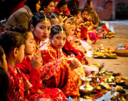 बनेपामा एक सय २० वर्षदेखि कन्याको पूजा
