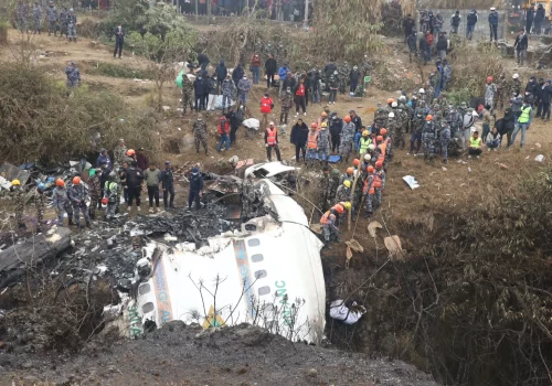 पोखरा विमान दुर्घटनाः ४८ शव काठमाडौँमा लगिँदै