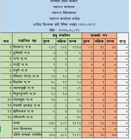 नीलकण्ठका ७६ सहित धादिङका ८० जनामा डेंगु संक्रमण