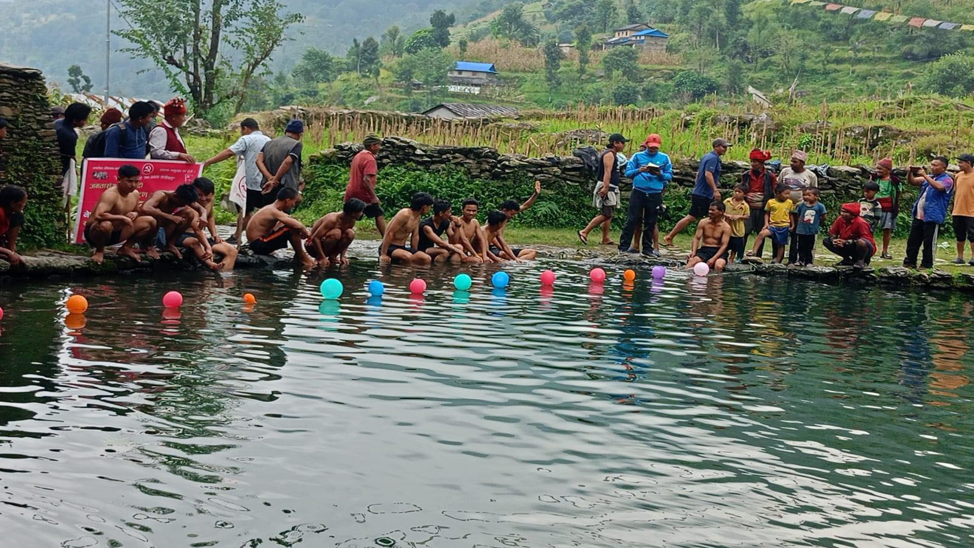 माओवादी केन्द्रको ३ महिने अभियान उद्घाटन : खनियाबास –३ मा पौडी प्रतियोगिता