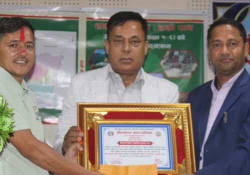 पत्रकार नारायण सिलवाललाई बिकास पत्रकारिता पुरस्कार